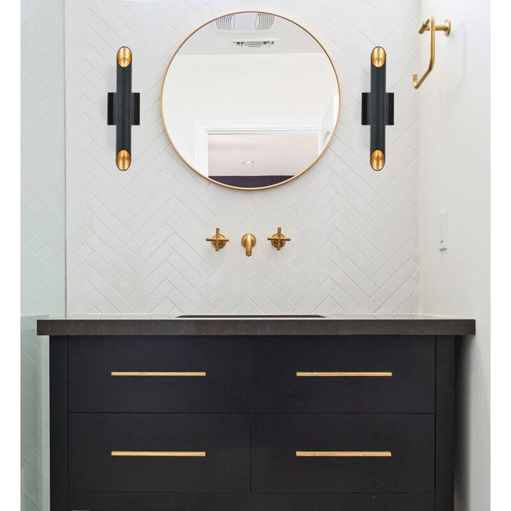 Beauville Light Dimmable Matte Black Wallchiere