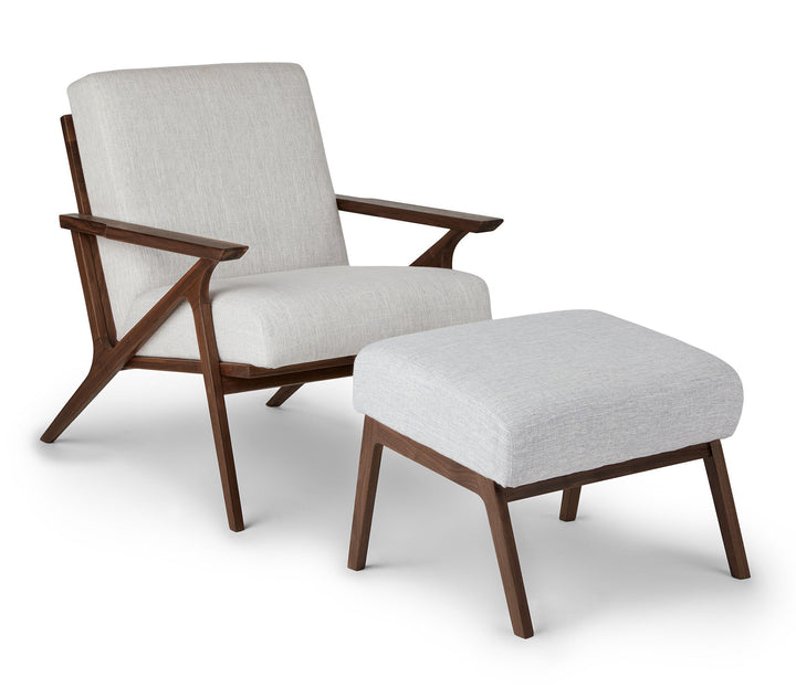 Otio Oceano Blue Walnut Lounge Chair