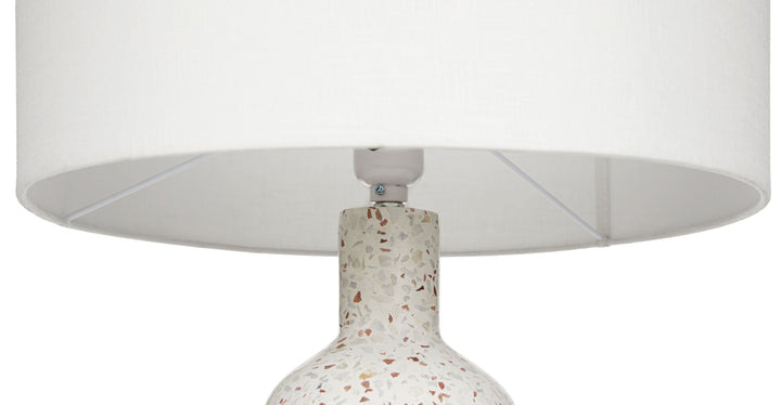 Ando Waxen White 21" Table Lamp