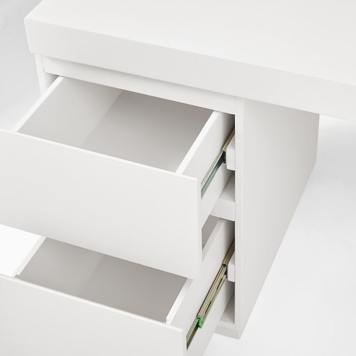 Parsons File Cabinets and Desk Set