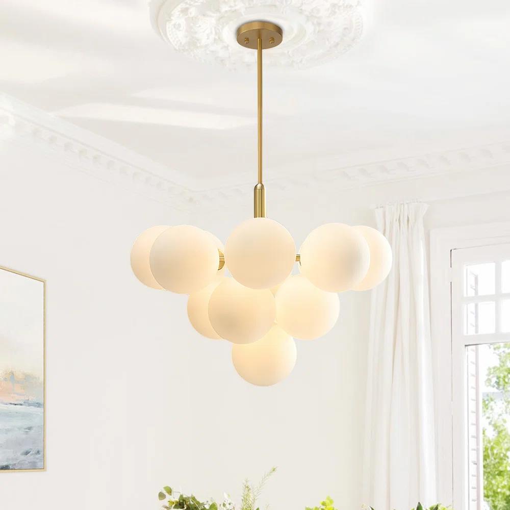 Delacroy 13 Light Dimmable Tiered Chandelier