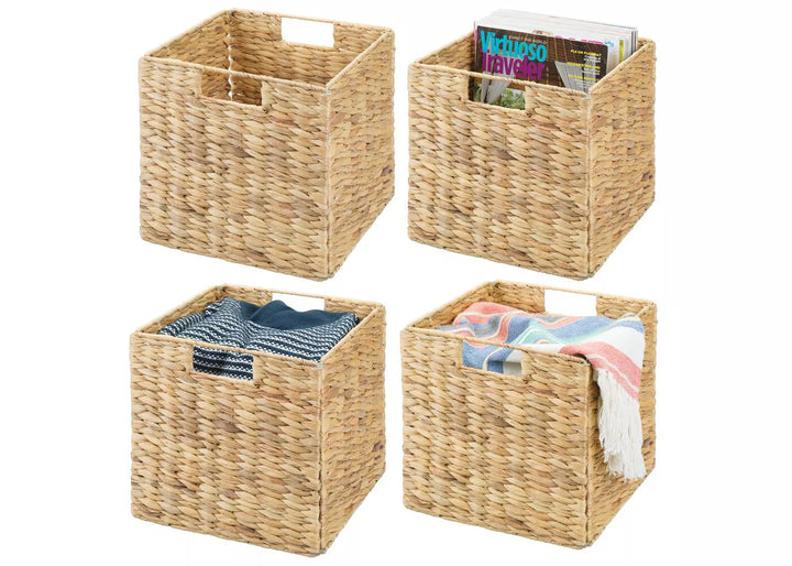 Hyacinth Home Storage Basket - 4 Pack