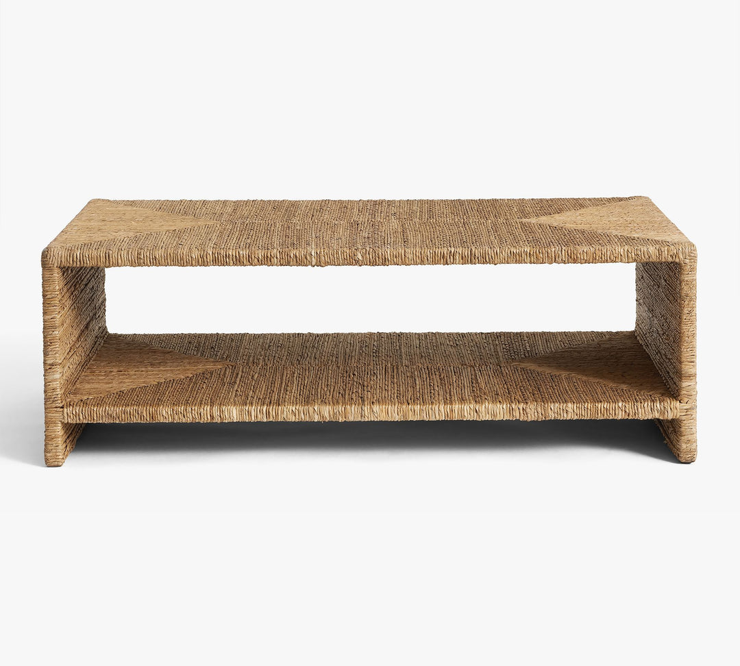 Malibu Rectangular Woven Coffee Table