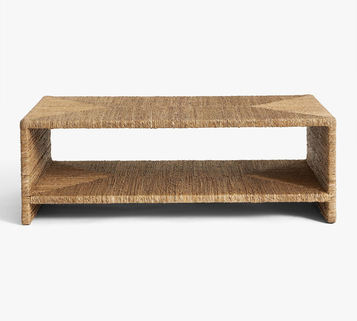 Malibu Rectangular Woven Coffee Table