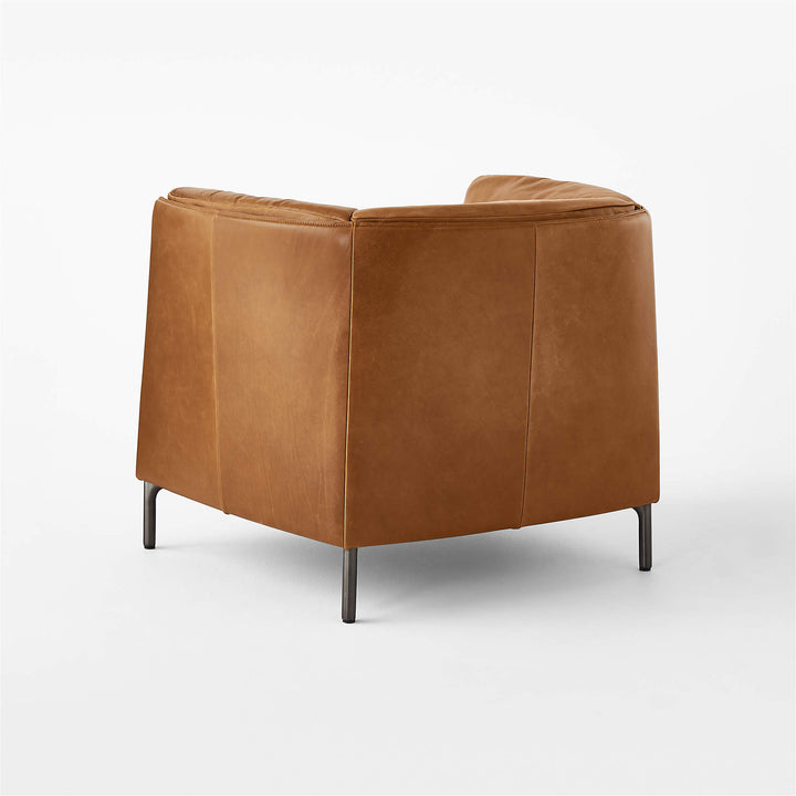 Clarendon Saddle Leather Accent Chair