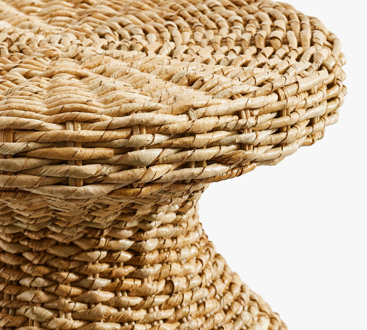 Woven Round Seagrass Side Table