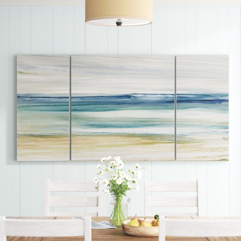 OCEAN BREEZE GRAPHIC ART PRINT MULTI PIECE IMAGE