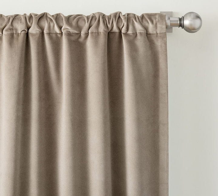 Velvet Twill Blackout Curtain-108"