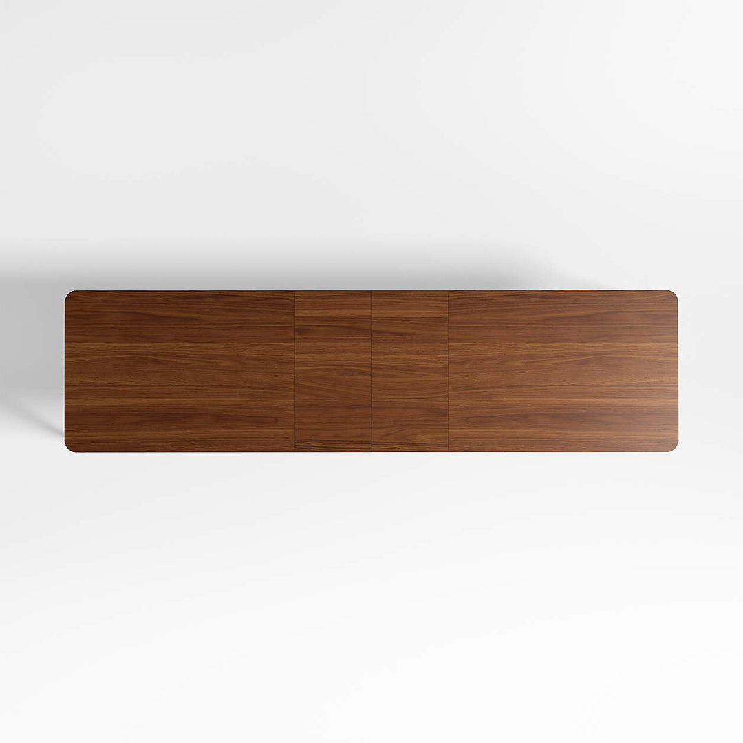 Tate Walnut Wood Extendable Dining Table