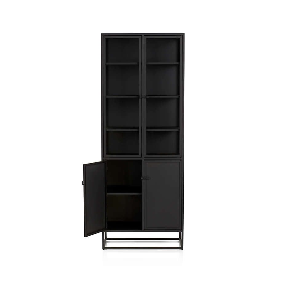 Casement Black Tall Cabinet