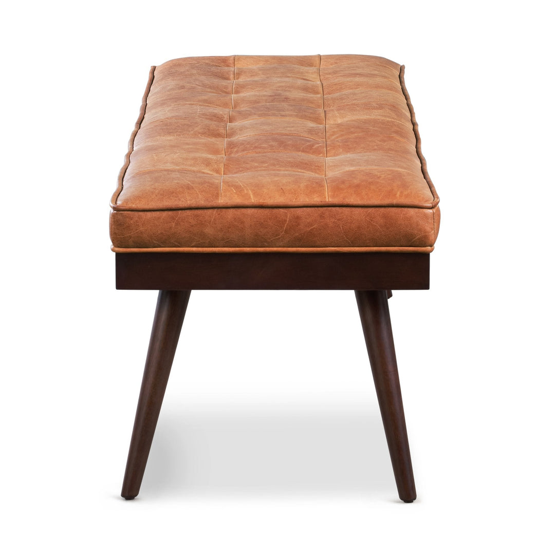 Luca Leather Bench