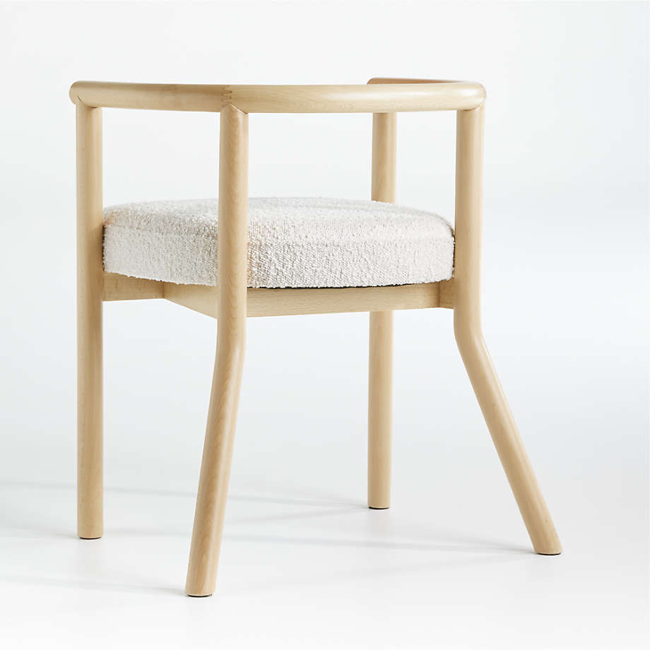 Kids White Horse Desk Chair