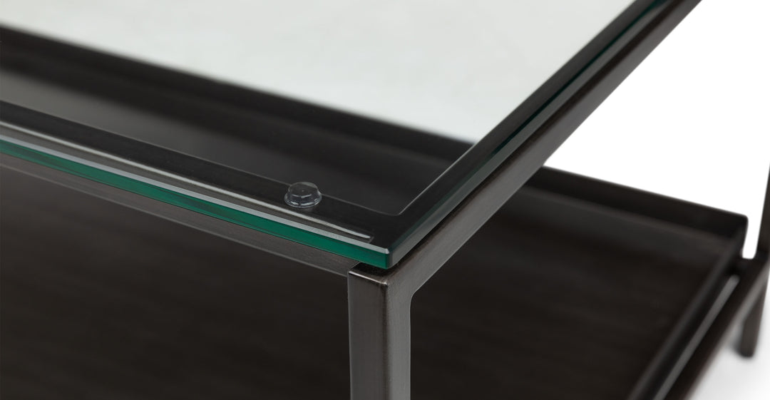 Lutto Gunmetal Gray Side Table