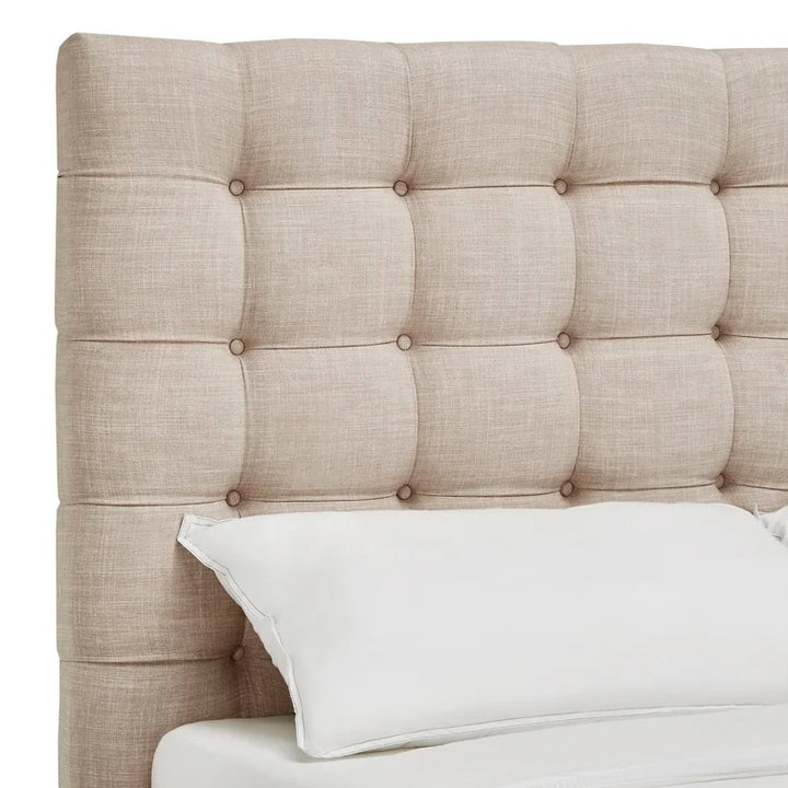 Trevoux Tufted Upholstered Low Profile Platform Bed