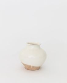 White Washed Ceramic Pot