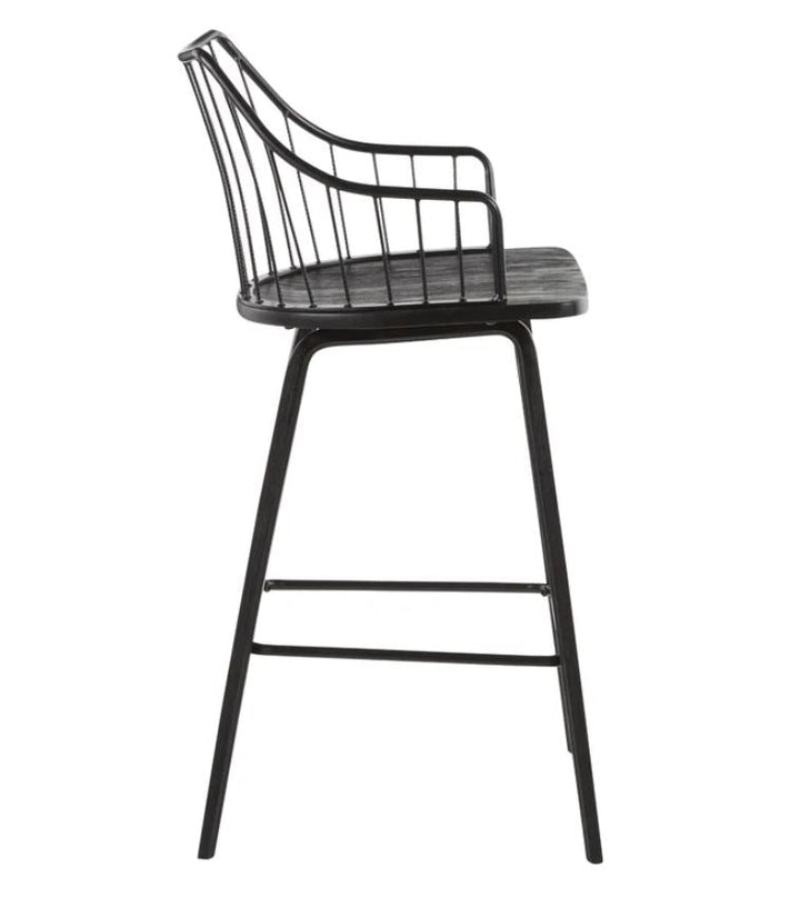 Lindauer Solid Wood Bar Stool