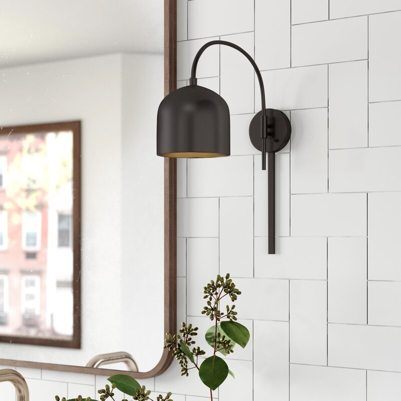 Karlie One Light Plug In Armed Sconce