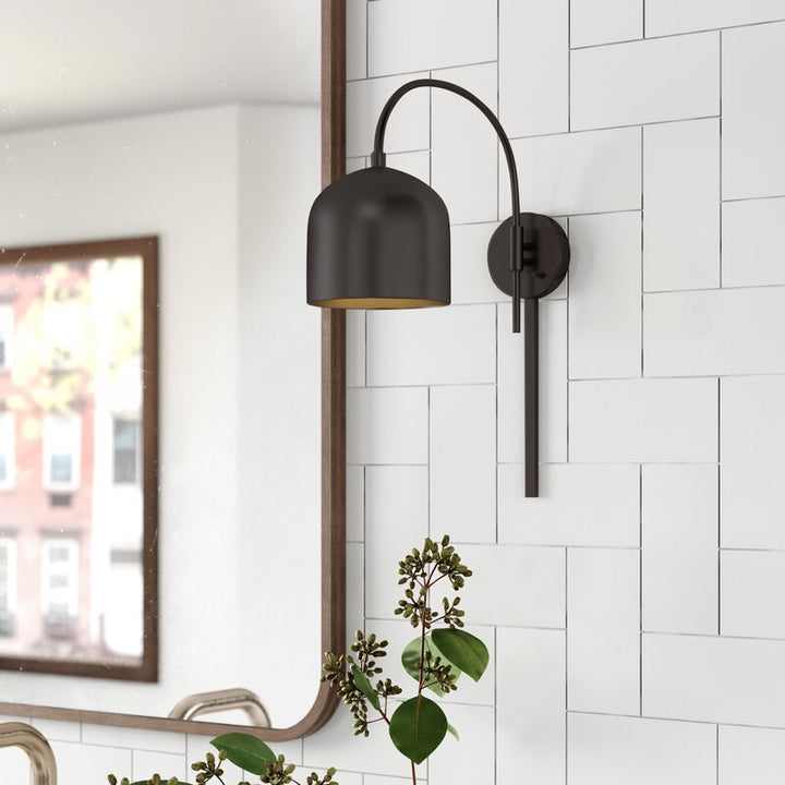 Karlie One Light Plug In Armed Sconce