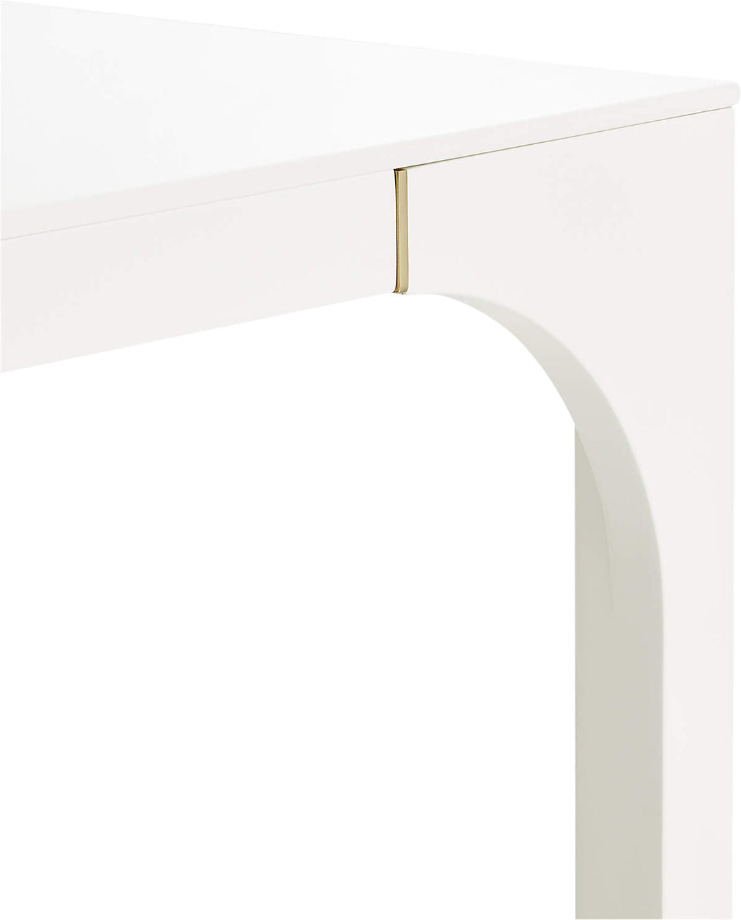 AQUA VIRGO LARGE WHITE DINING TABLE