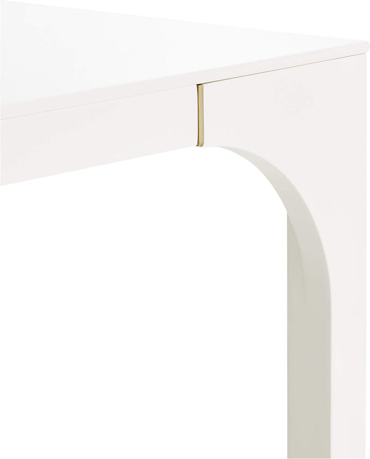 AQUA VIRGO LARGE WHITE DINING TABLE