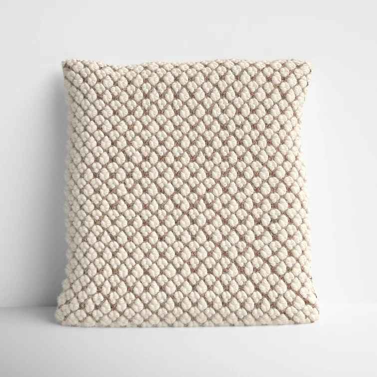 Criddle Throw Pillow Cover with Insert-22"x22"
