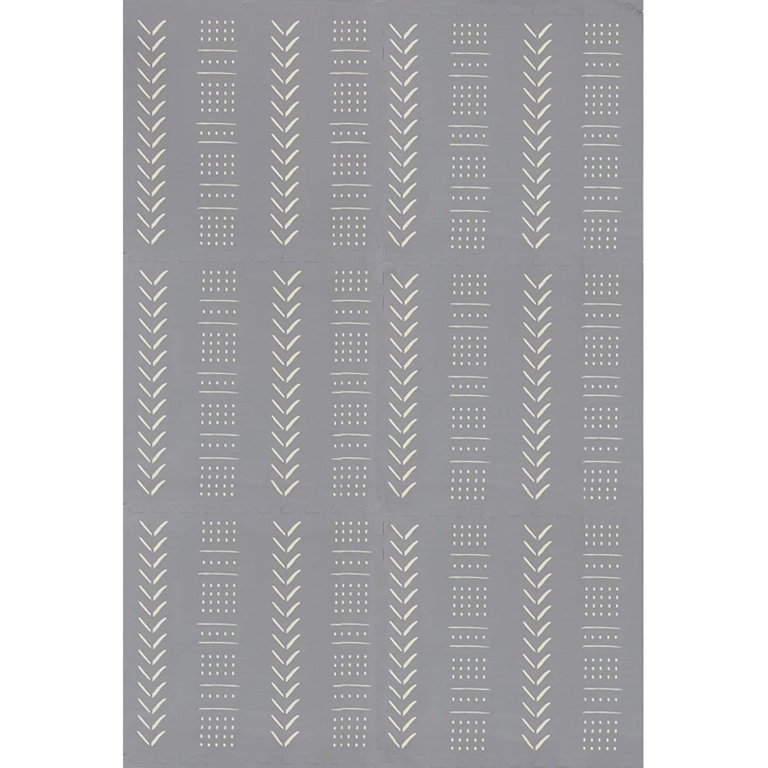 Baby Play Mat With Soft Interlocking Floor Tiles 48"x72"