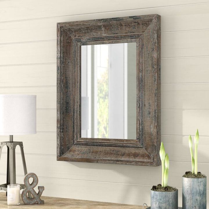 Athena Wood Mirror