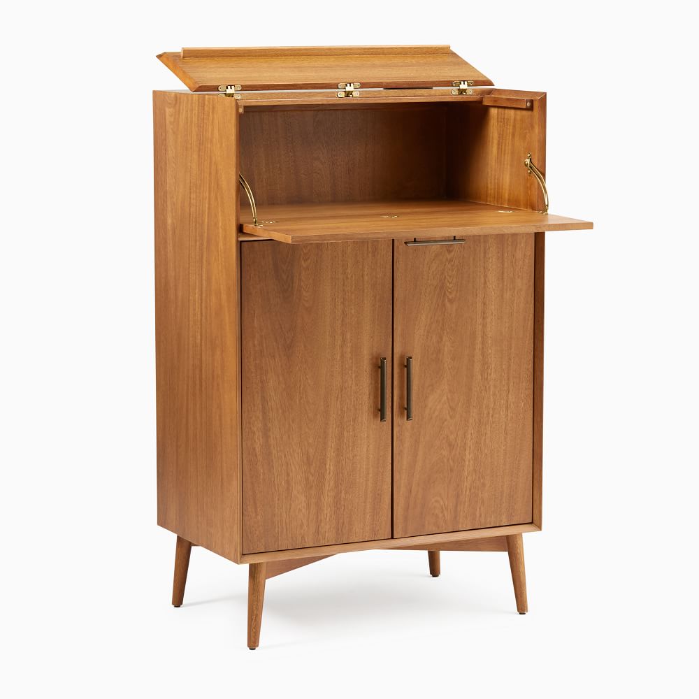 Mid Century Bar Cabinet Acorn