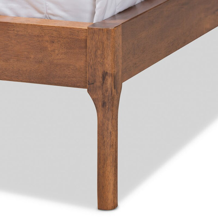 Mcrae Solid Wood and Upholstered Low Profile Platform Bed-king
