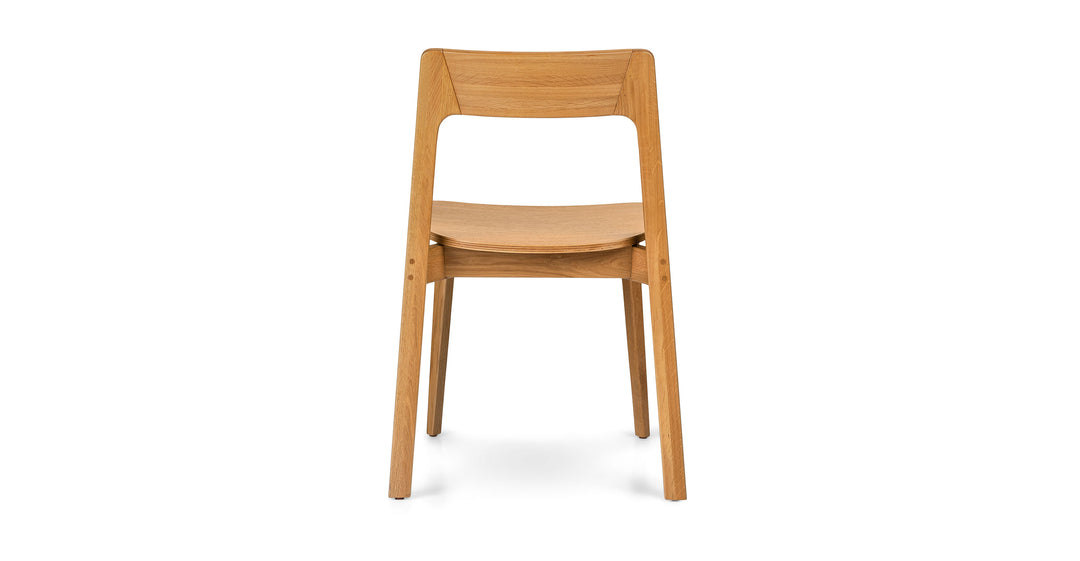 Gusfa Oak Stackable Dining Chair