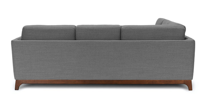 Ceni Pyrite Gray Corner Sectional