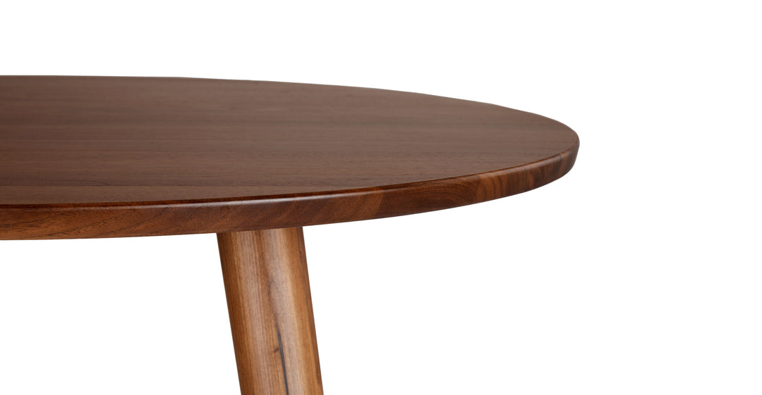 Seno Walnut Round Bar Table