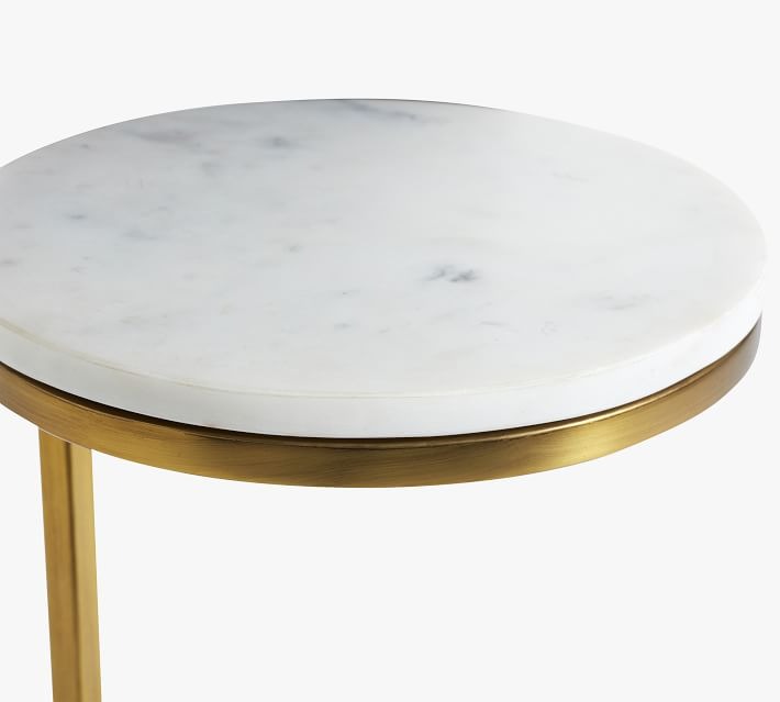 Delaney Round Marble C Table