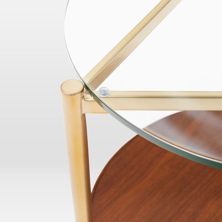 Mid Century Art Display Side Table