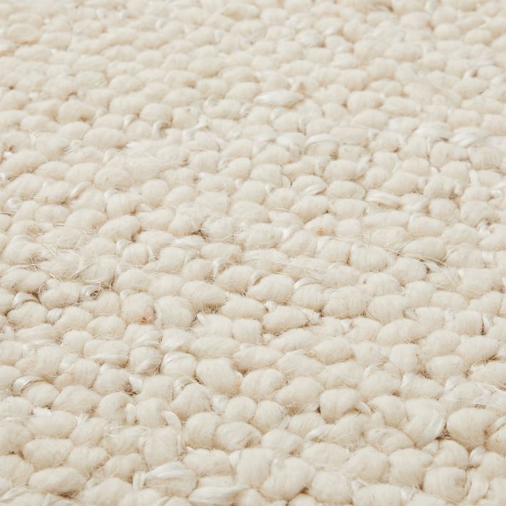 Mini Pebble Jute Wool Rug-9'x12'