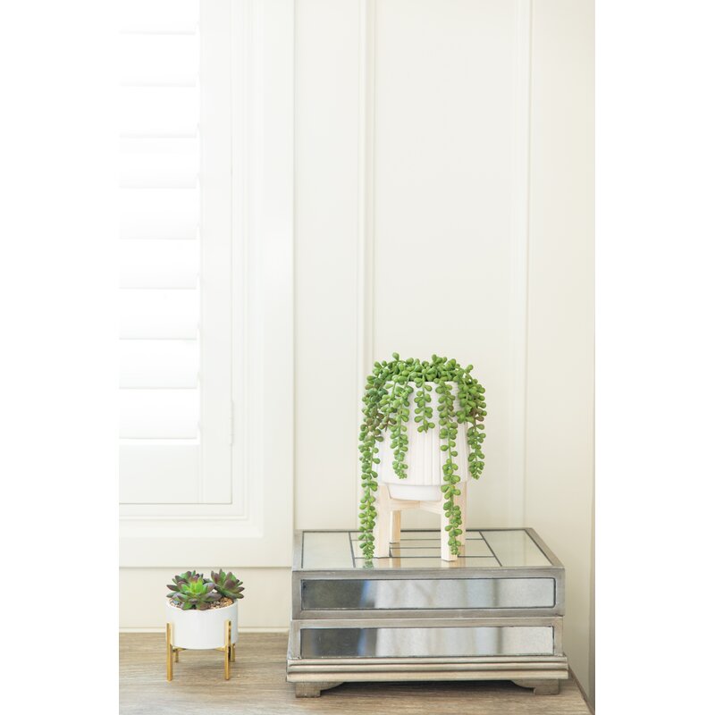 10" Artificial Succulent in Pot