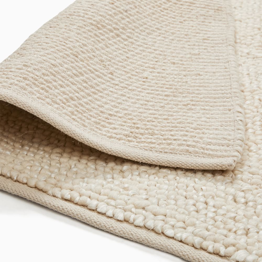 Mini Pebble Wool Jute Rug-8'x10'