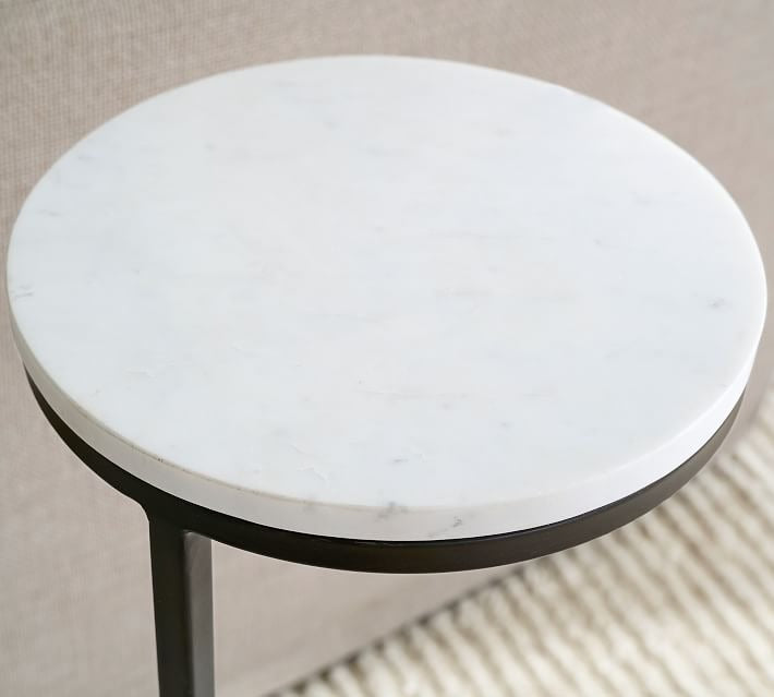 Delaney Round Marble C Table