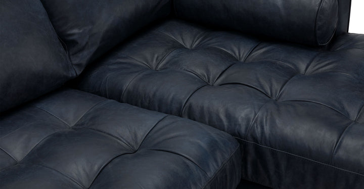 Sven Oxford Blue Right Sectional Sofa