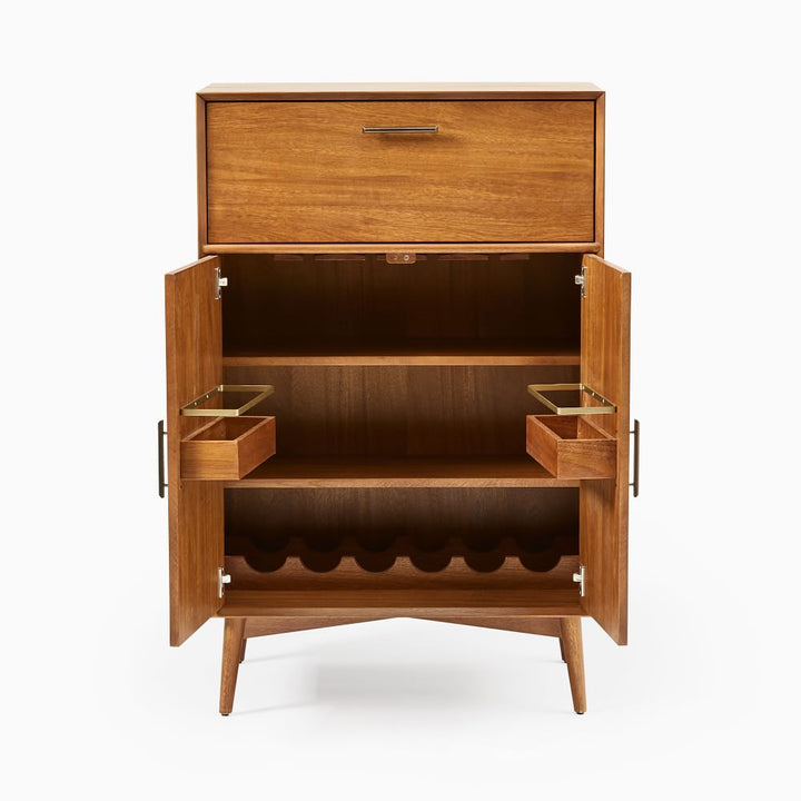 Mid Century Bar Cabinet Acorn