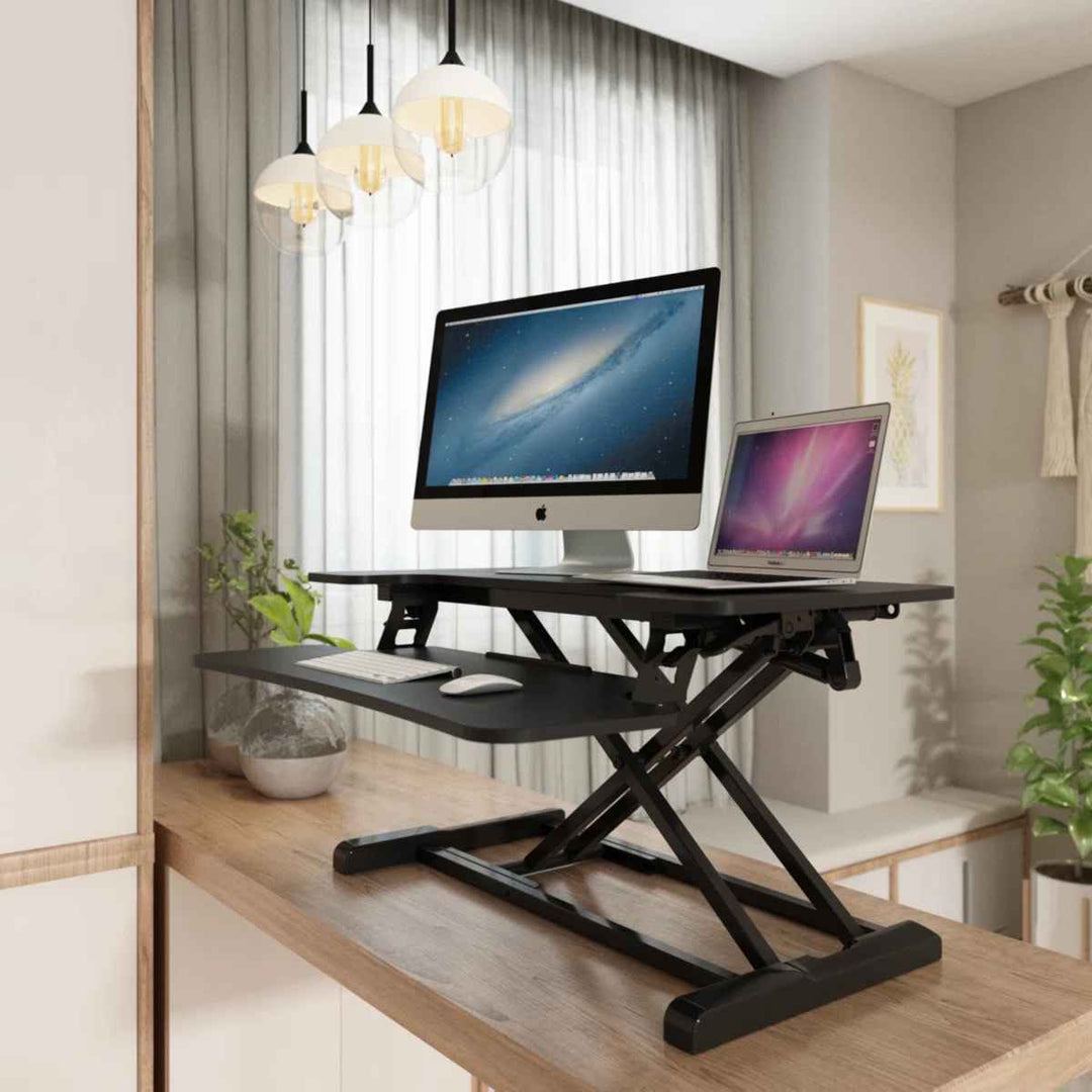 Desk Converter with Removable Keyboard Tray