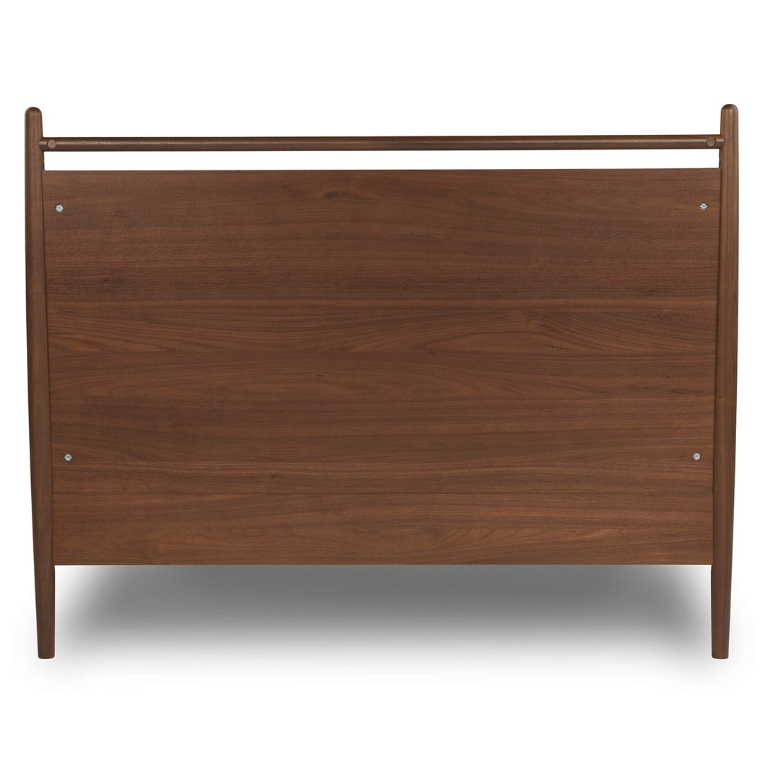 Lenia Panel Walnut Full Bed-Full