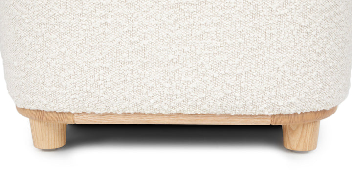 Maribo Ivory Boucle Storage Ottoman