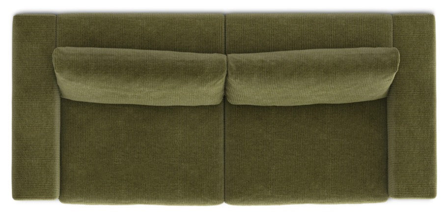 Beta 98" Modular Sofa - Cypress Green
