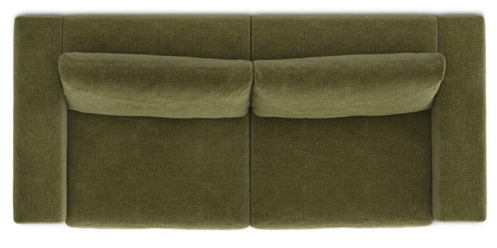 Beta 98" Modular Sofa - Cypress Green