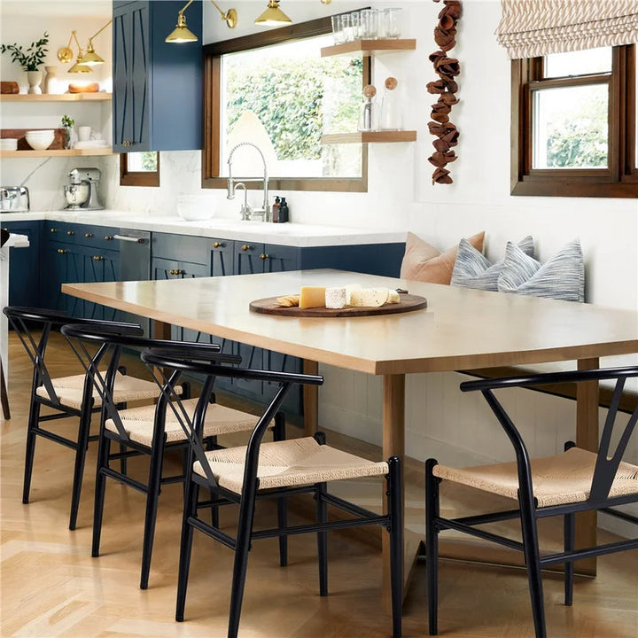 Gustavo Wishbone Arm Chair Set of 2