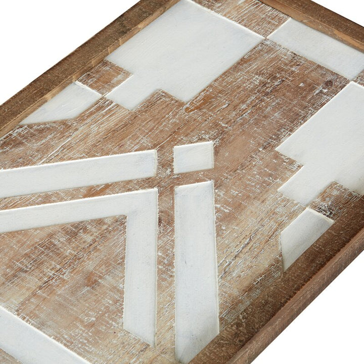 3 Piece Natural Wood Décor Set