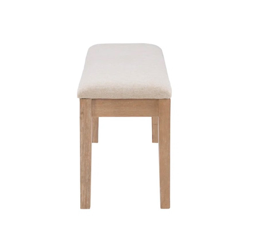 Whipkey Solid Wood Upholstered Dining or Entryway Bench