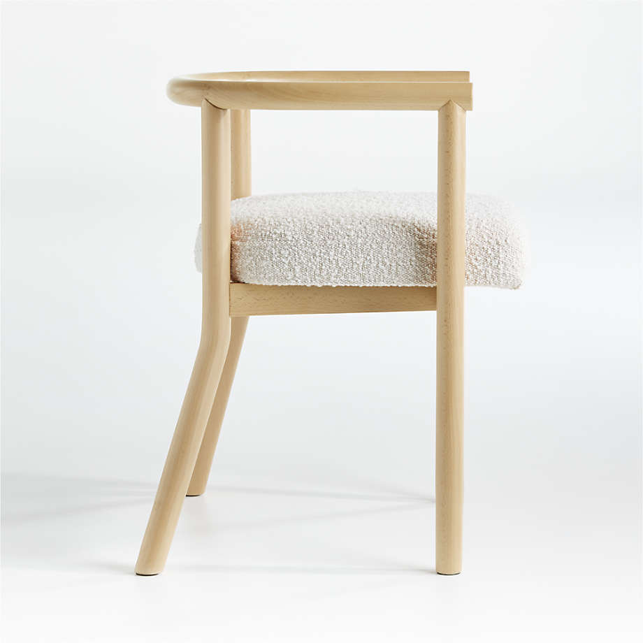 Kids White Horse Desk Chair