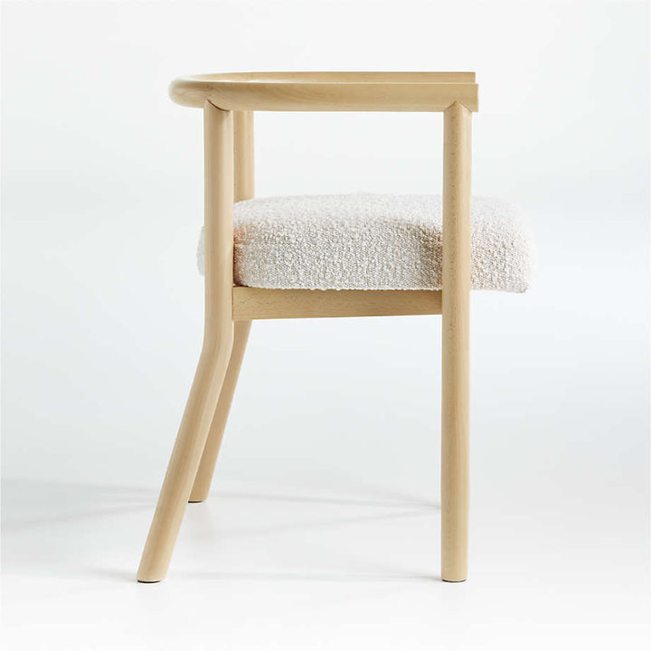 Kids White Horse Desk Chair